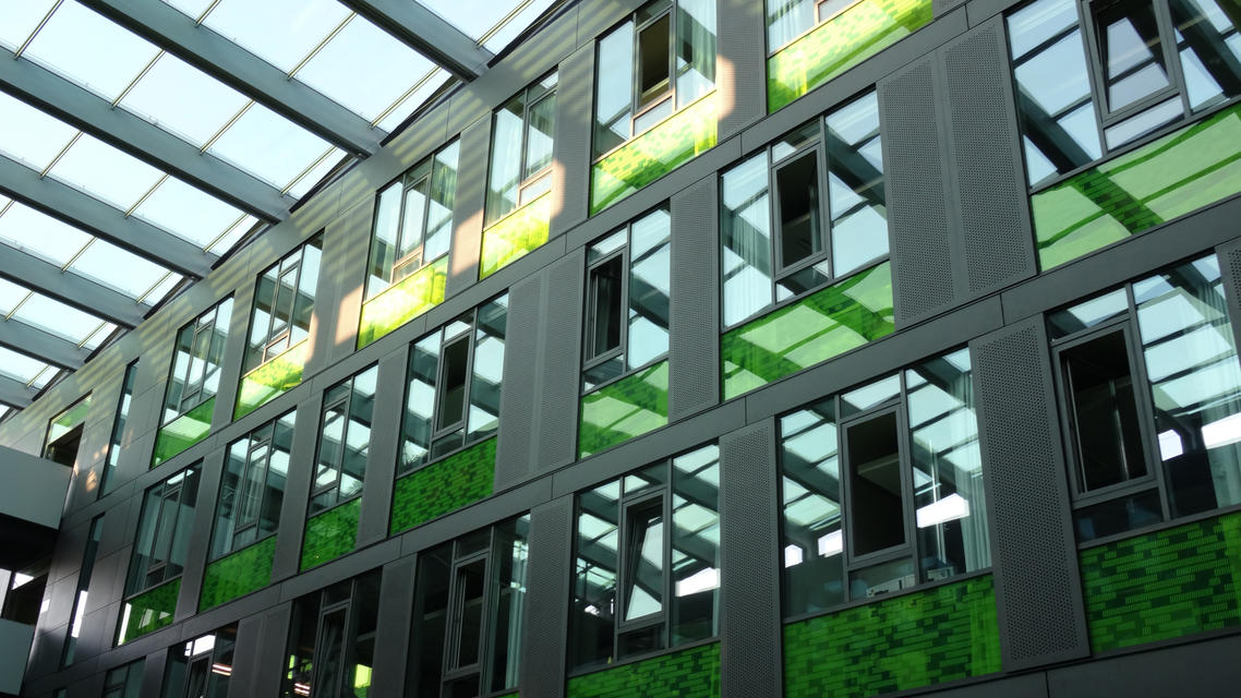 Architektur der Fensterfronten im APB